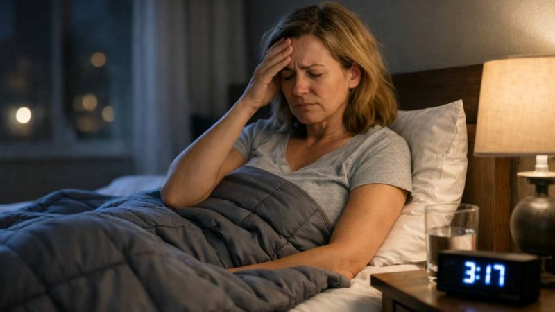 Couverture lestée et insomnie : comment apaiser les réveils nocturnes et retrouver un sommeil continu