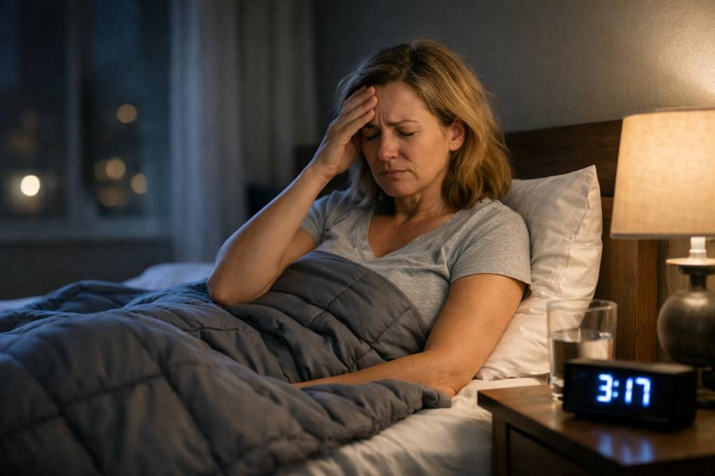Couverture lestée et insomnie : comment apaiser les réveils nocturnes et retrouver un sommeil continu