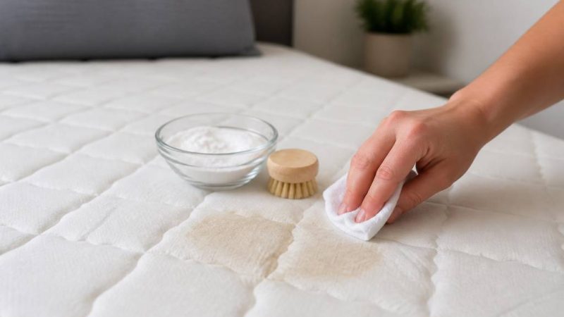 Comment enlever des taches sur un matelas avec du bicarbonate