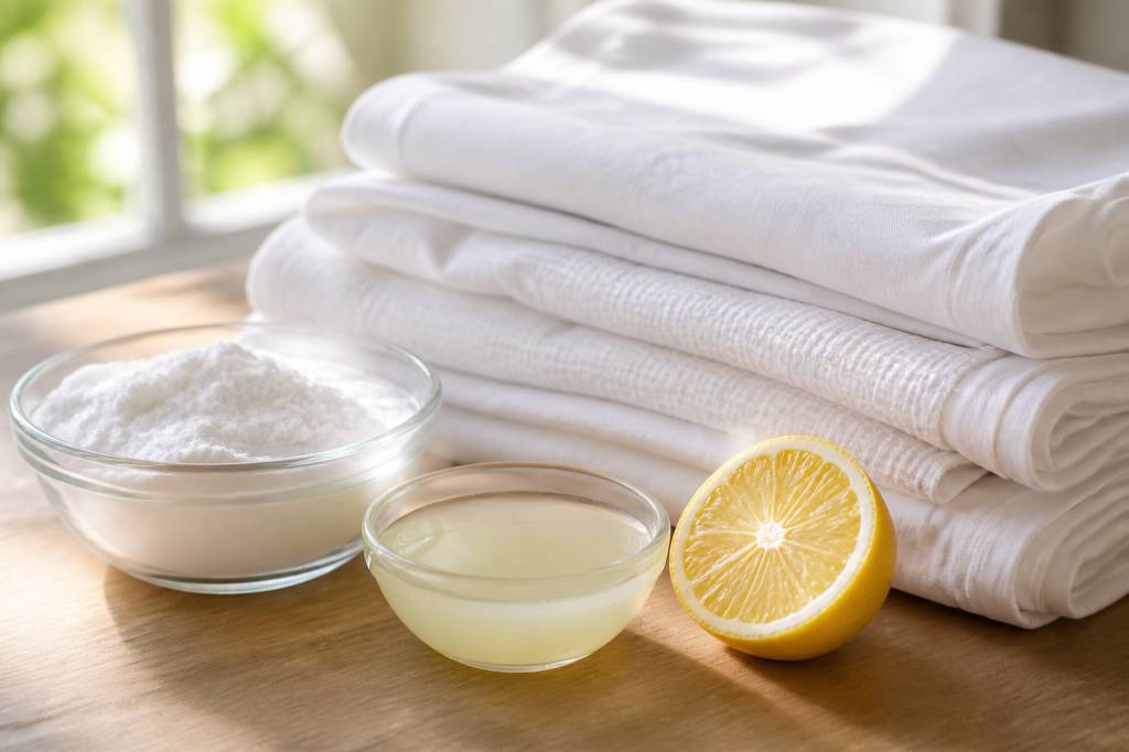Comment blanchir du linge jauni naturellement et efficacement